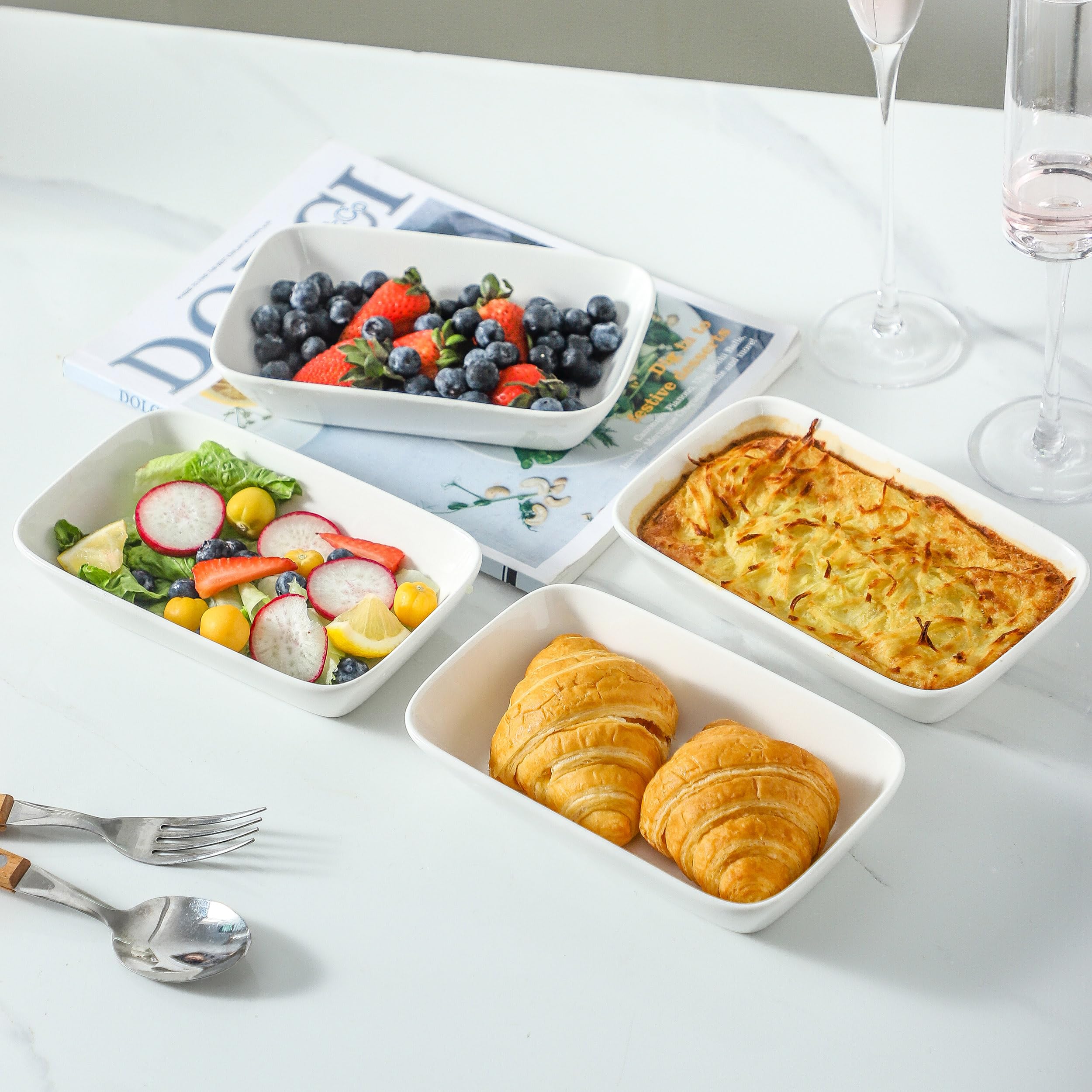 XINLTC ceramic rectangle stackable design saves space in storage