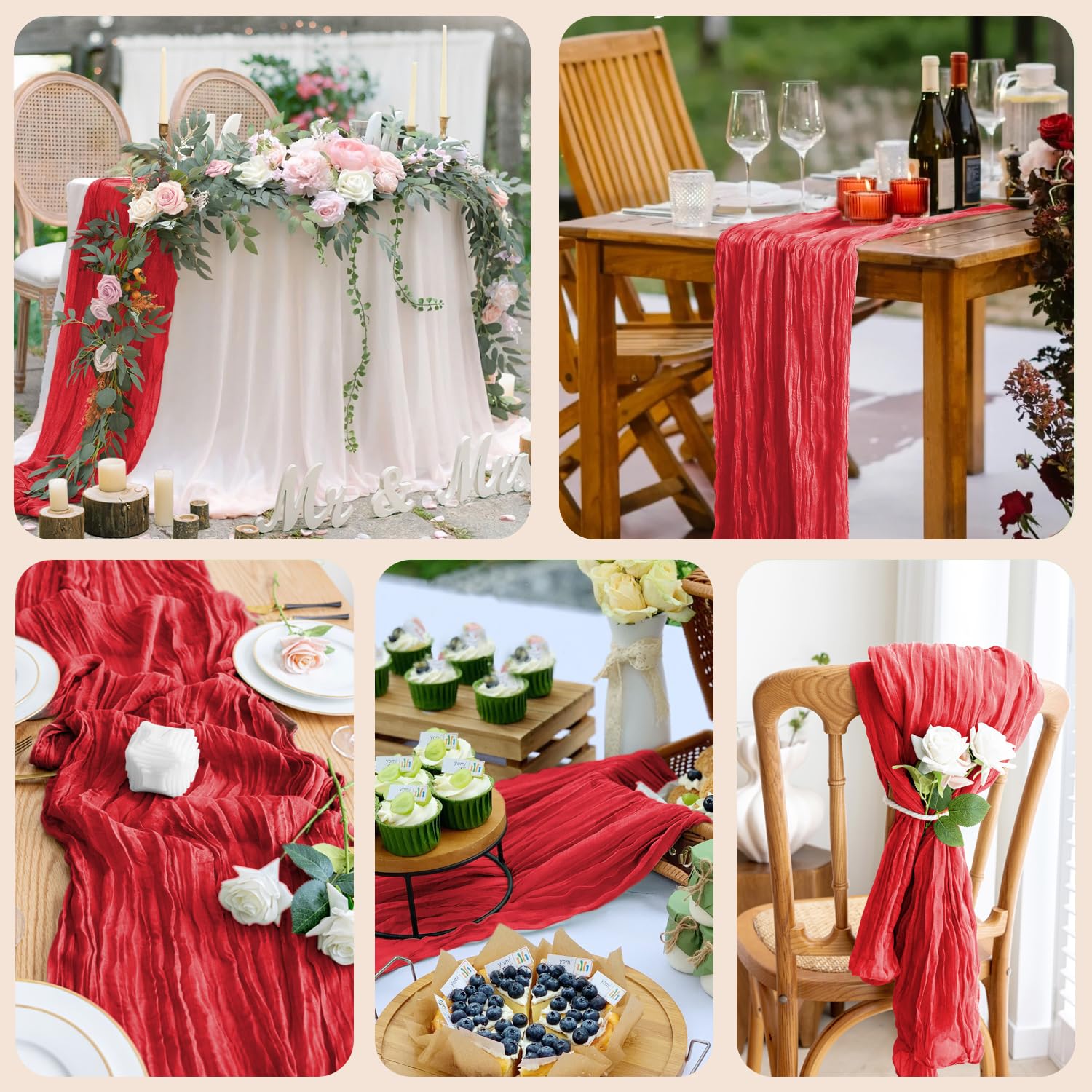 Xiomot wedding decor staple fits birthdays and baby showers.