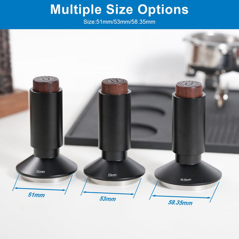 XIXUBX 51mm tamper with ripple base ready for home espresso