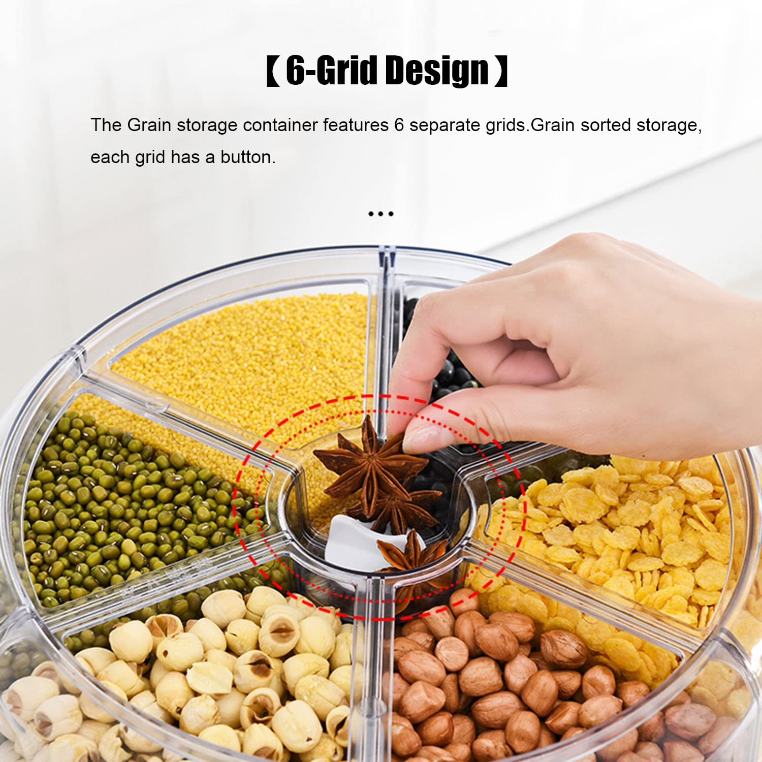XIYAO dispenser with one-click dispense button for quick portions