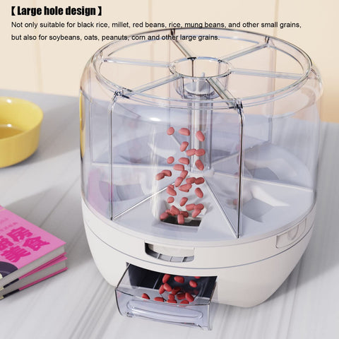 XIYAO sealed lid with silicone ring keeps grains dry