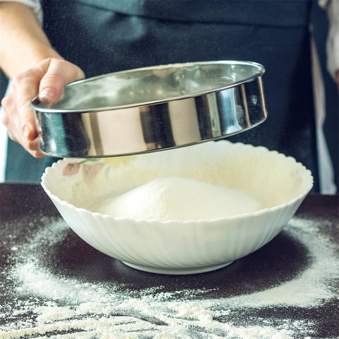 XIZAO easy-clean flour sifter for quick rinse and dry
