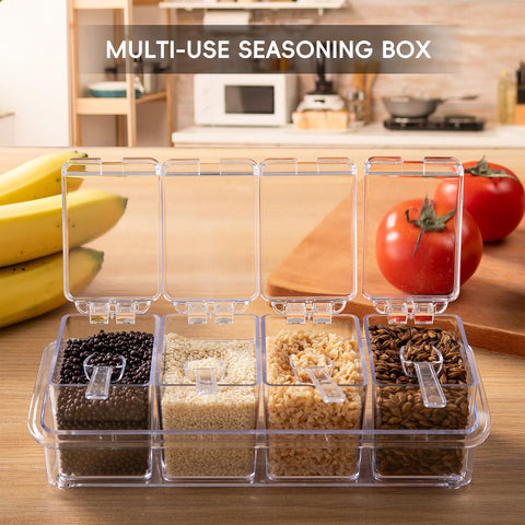 XJMWXHFC crystal spice tray organizer keeping jars accessible