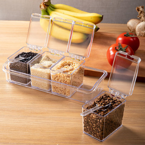 XJMWXHFC elegant crystal spice pack complements modern kitchens