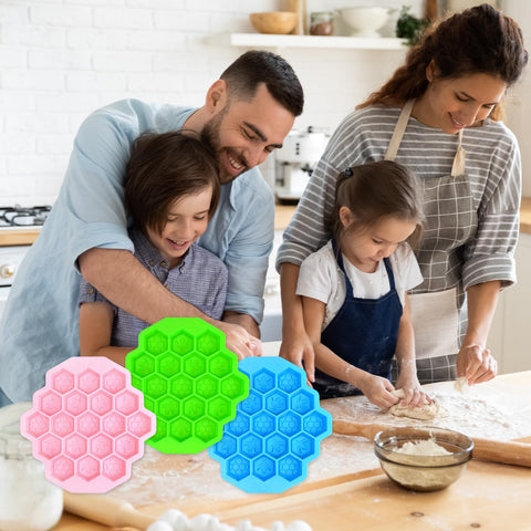 XJMWXHFC silicone mold set multi-color for versatile baking projects