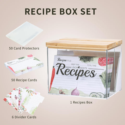 XKDOUS 50 recipe cards ready for quick reference during cooking