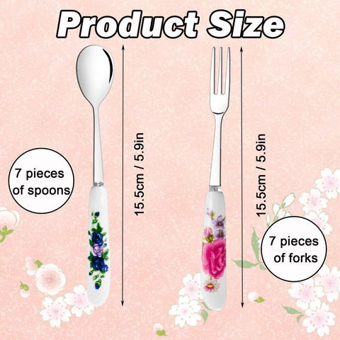 xlehoely 14-piece silverware set in stainless steel for home dining