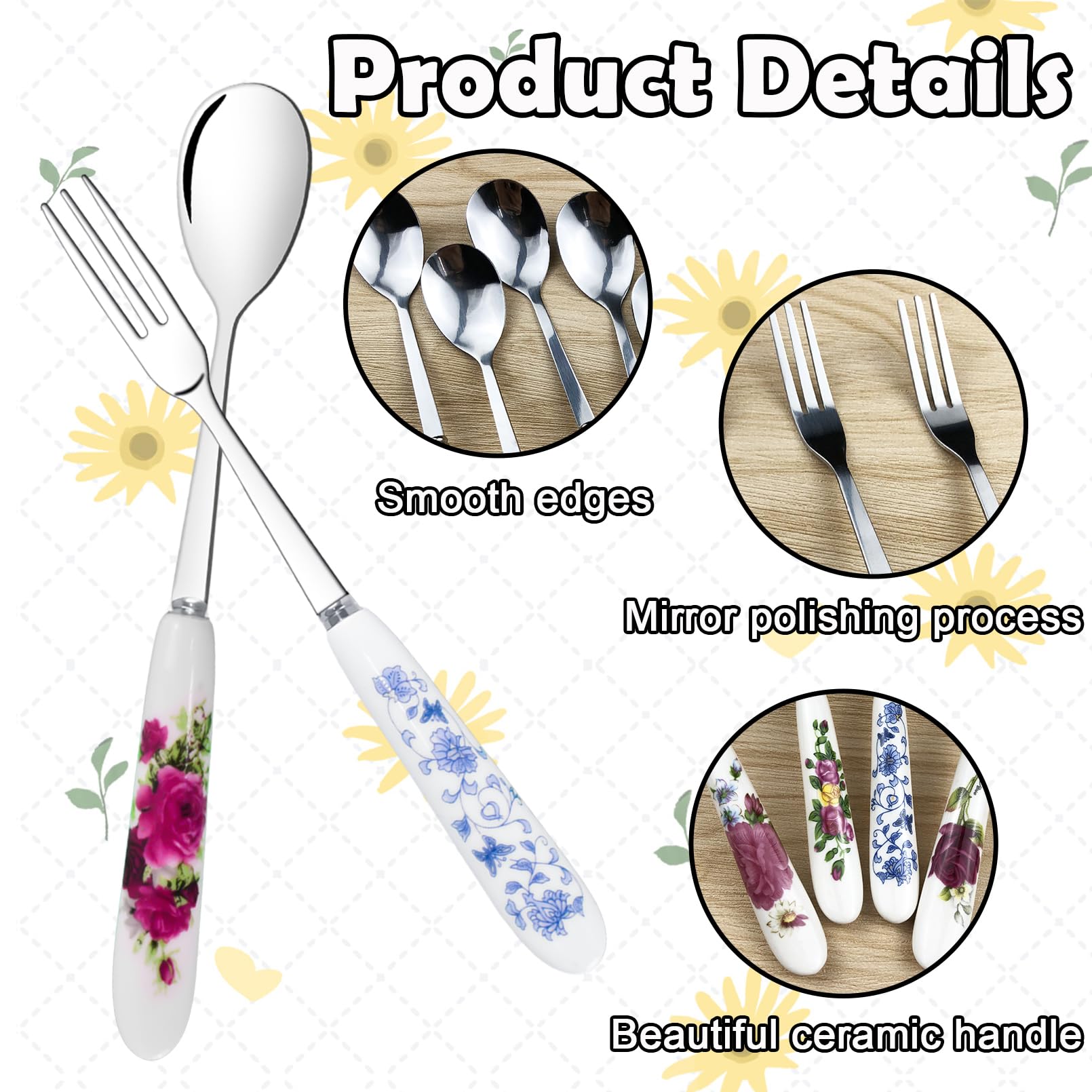 xlehoely 5.9-inch dessert spoons highlighting compact dining elegance