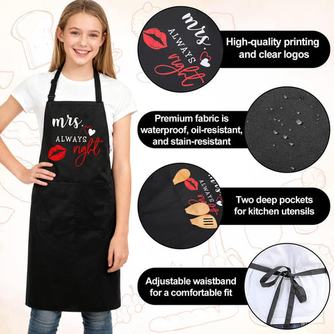 XLSXEXCL Adjustable neck strap apron for comfortable wear.