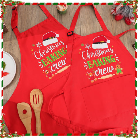 XLSXEXCL gift-ready family aprons ideal for Christmas and special occasions