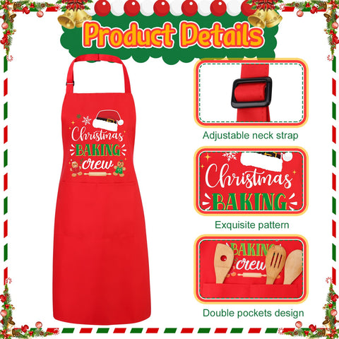 XLSXEXCL kids and adults aprons in two sizes for universal fit during holiday cooking