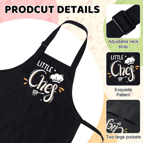 XLSXEXCL Little Chef hat adjustable headband for comfort.