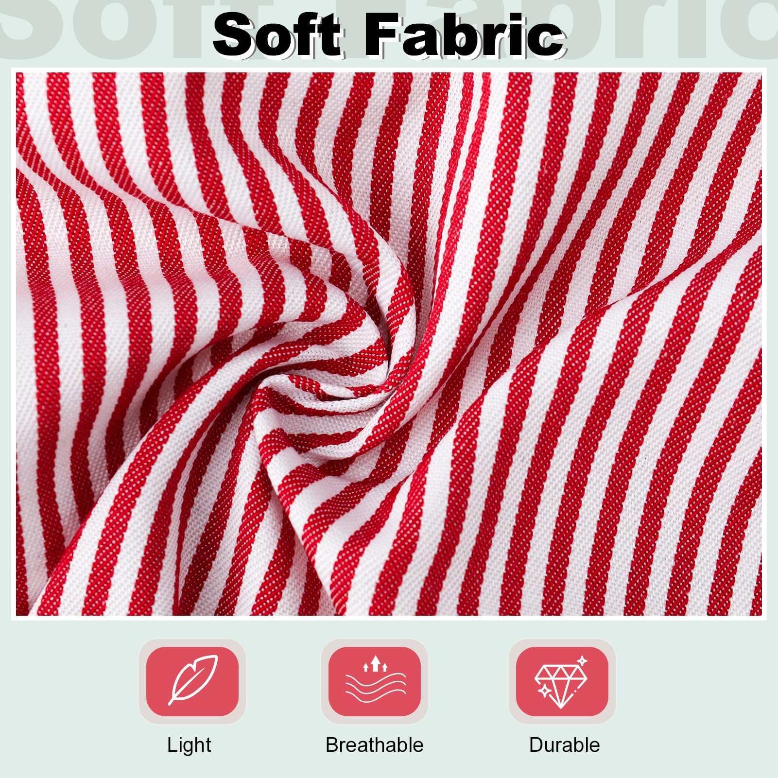 XLSXEXCL striped apron wearer setup emphasizes comfortable movement during chores.