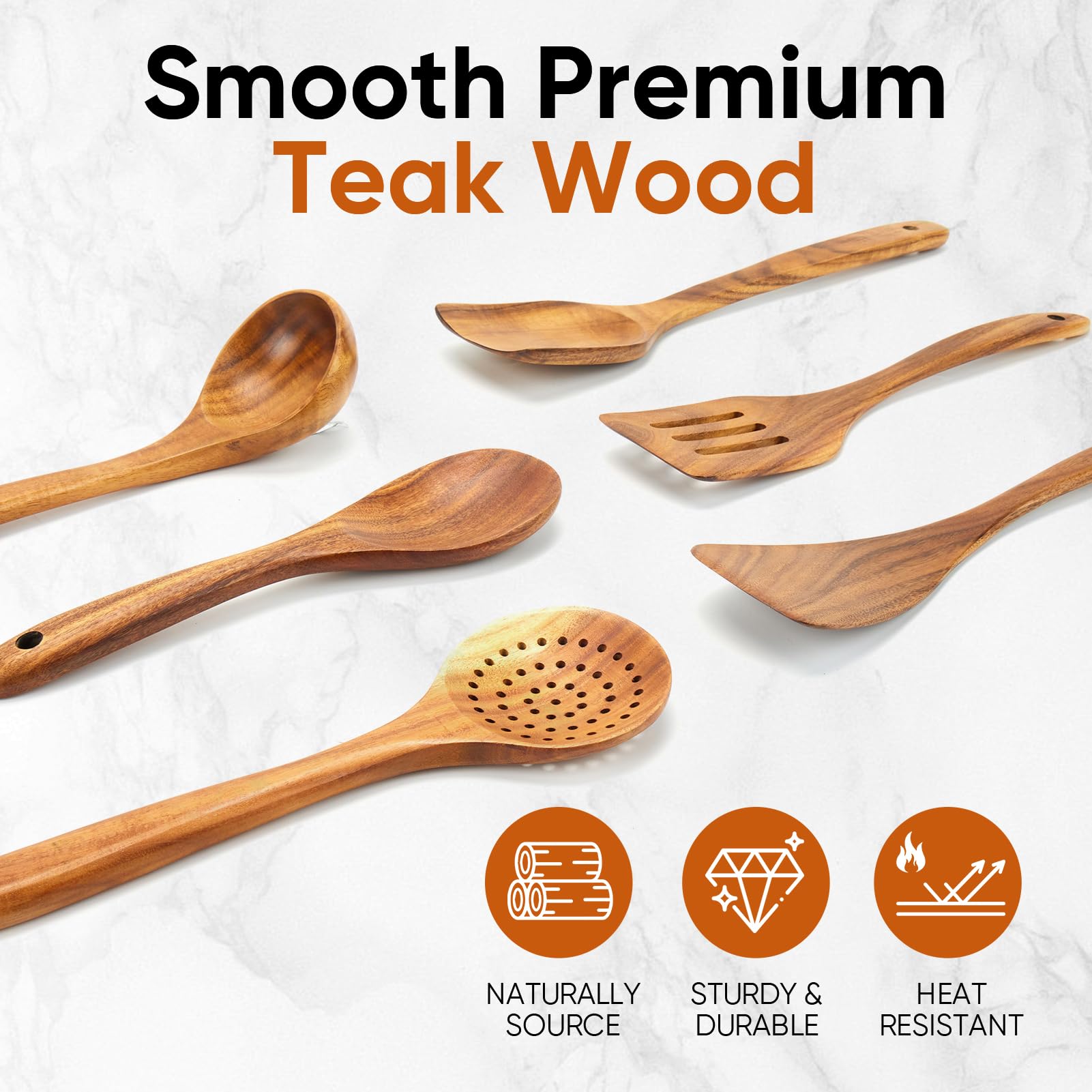 XMYYX EZuncle teak grain close-up emphasizing durability and natural finish