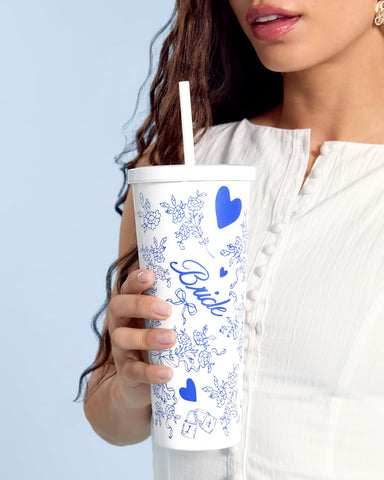 xo Fetti 9-hour cold-hold tumbler keeping drinks icy for hours