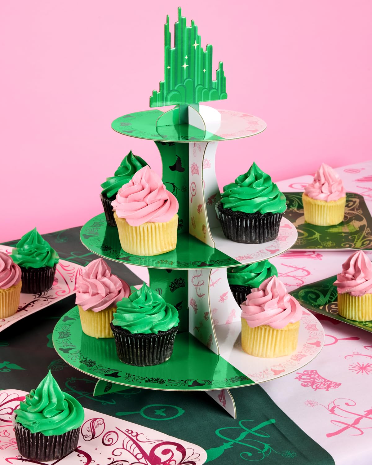 Base duradera para exhibir cupcakes con estabilidad
