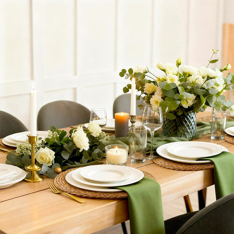 XOHUYD easy-clean placemats wipe-clean surface after meals