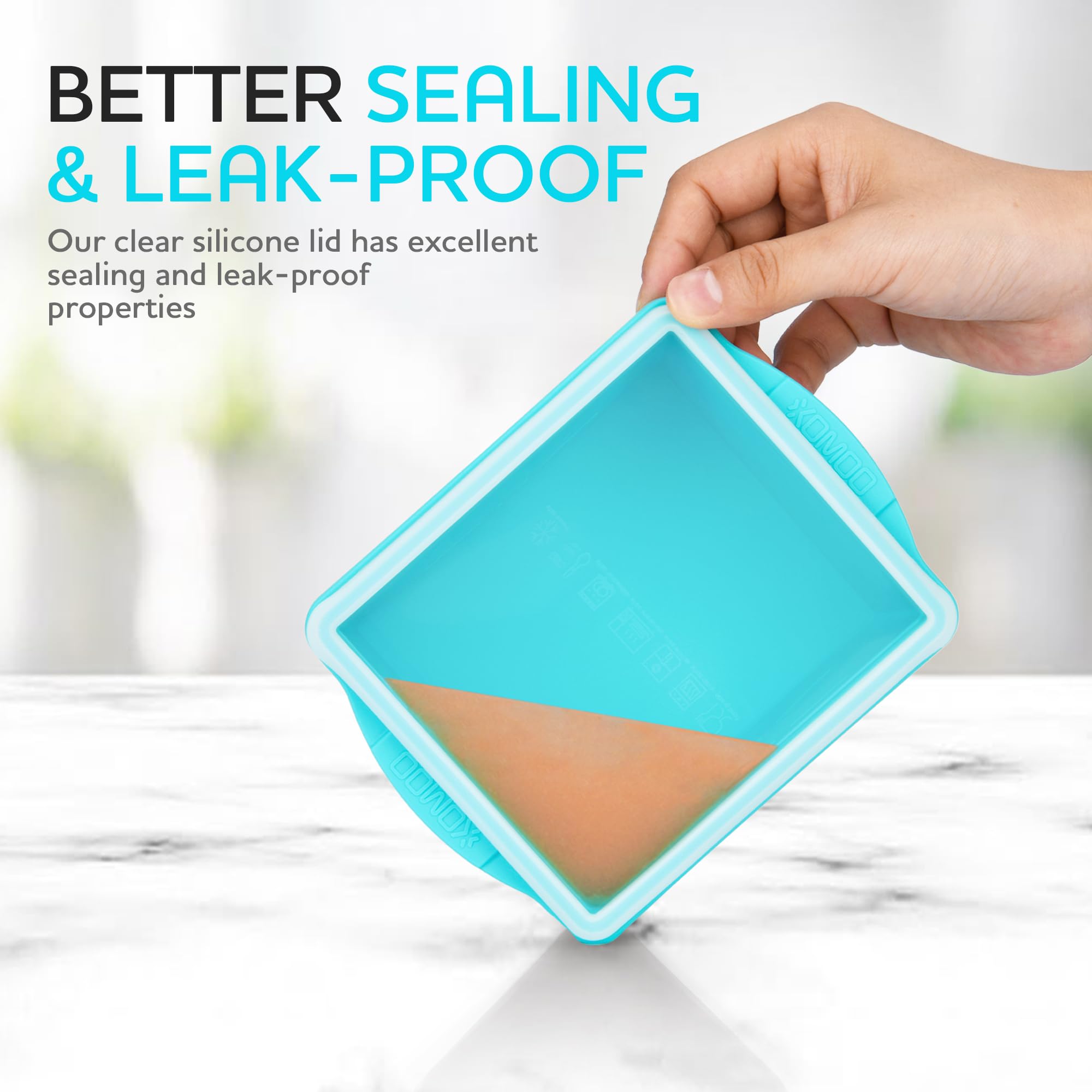 Xomoo easy-release silicone tray after freezing for clean unmolding