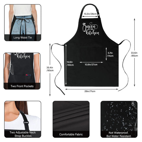 Xornis Queen of the Kitchen adjustable neck strap demonstrates a customizable fit