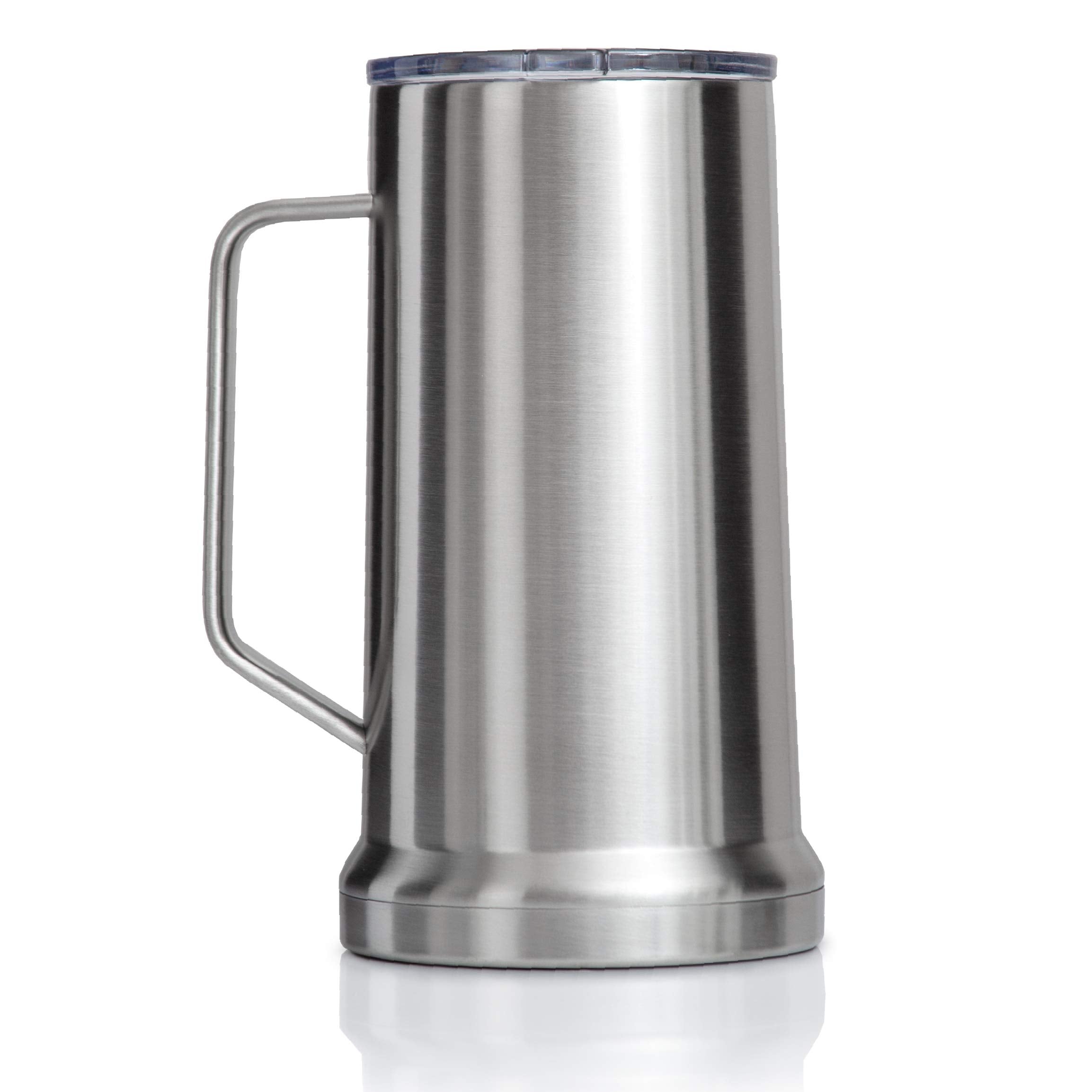 XPAC stainless steel vacuum insulated mug maintains hot or cold temps for hours