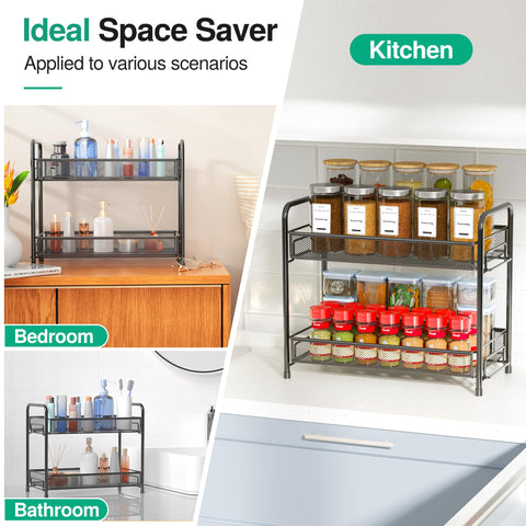 Xpatee Spice Rack with rust-proof coating for durable daily use