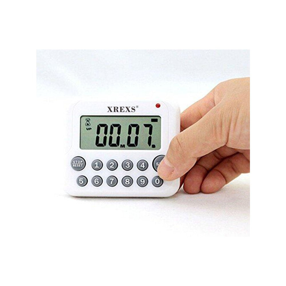XREXS timer offers wall-mount capability for tidy counters.