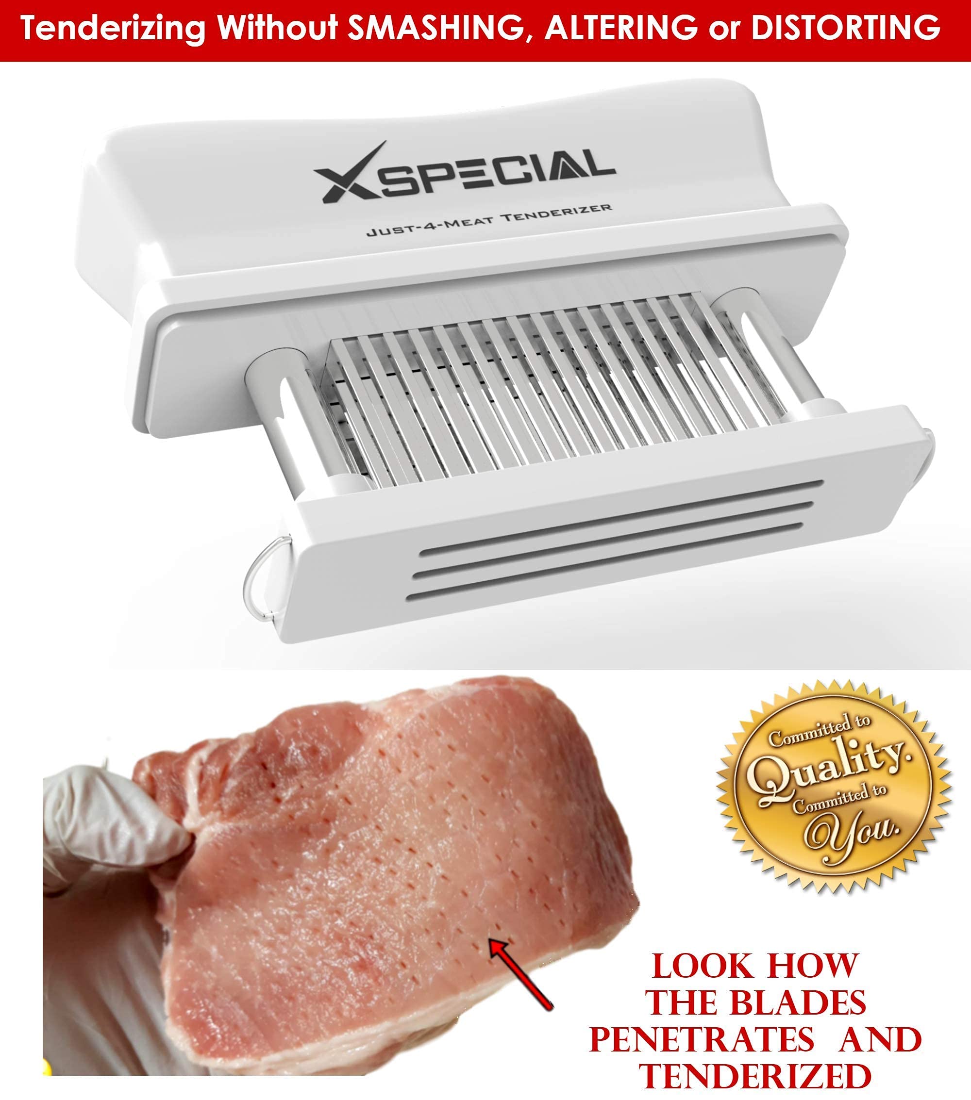XSpecial ergonomic handle provides a comfortable grip to reduce hand strain.