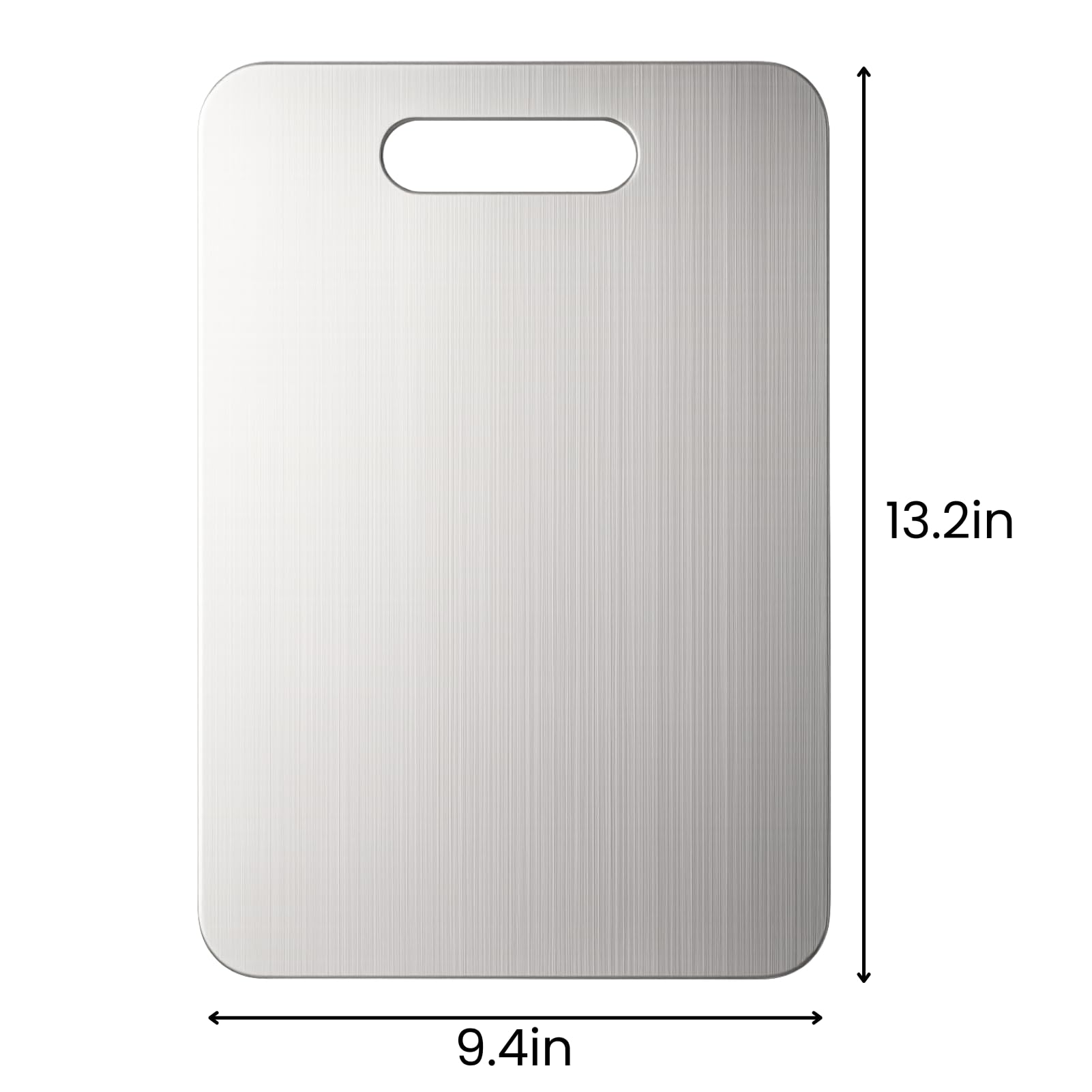XTBSE titanium cutting board size medium display in a modern kitchen