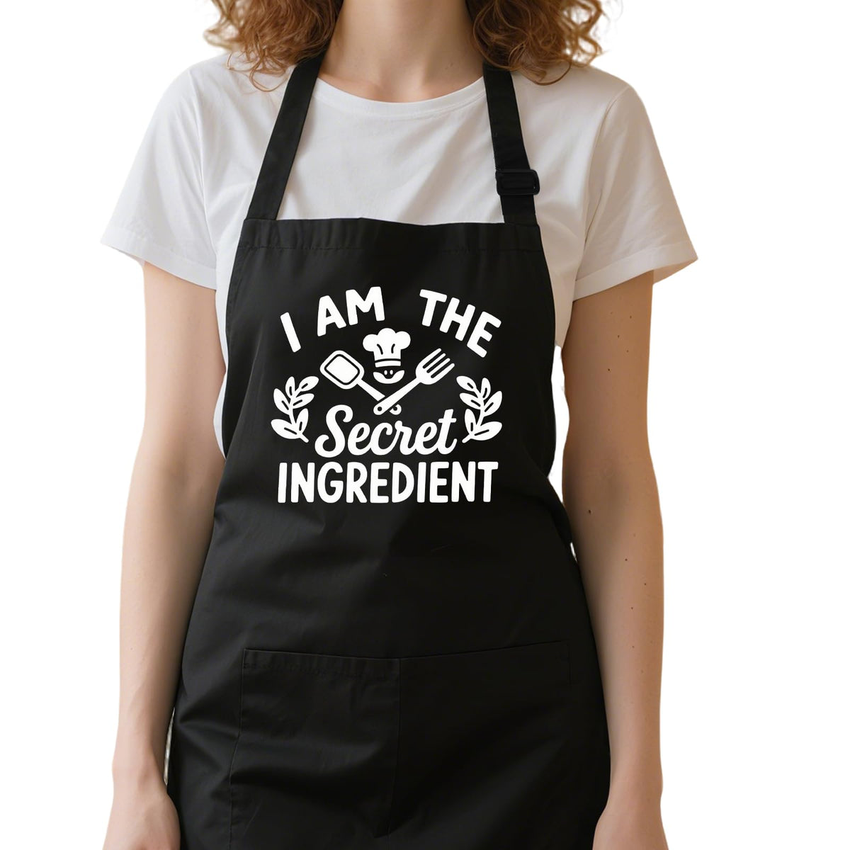 Xtilkmght funny cooking apron with pockets keeps utensils handy.