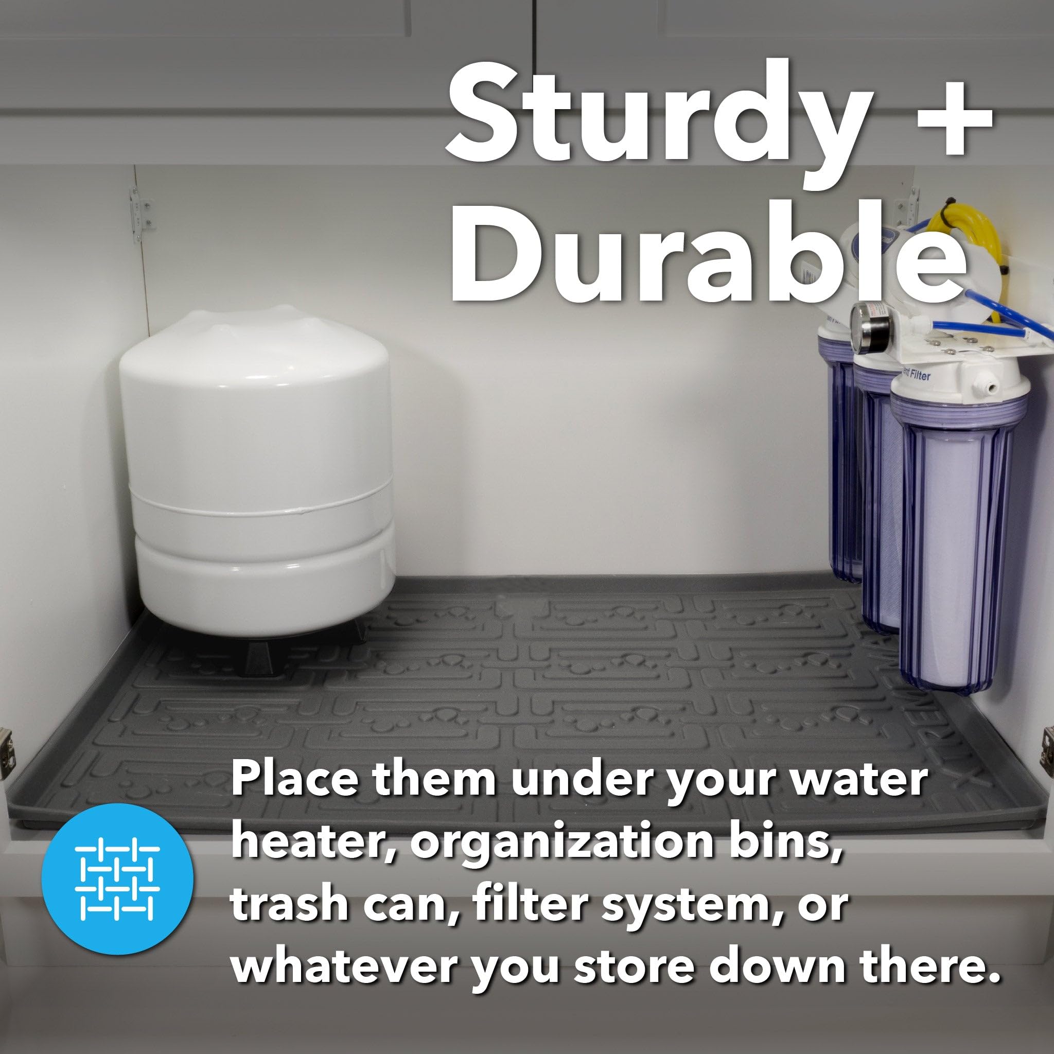 Xtreme Mats measures cabinet space to ensure the best fit before ordering.