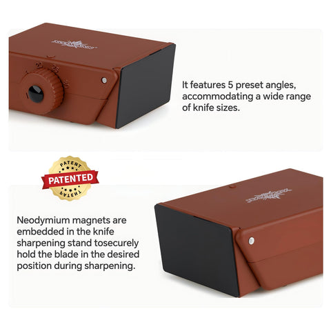 XUDAKAIXIN magnetic blade guide stabilizes the blade during sharpening