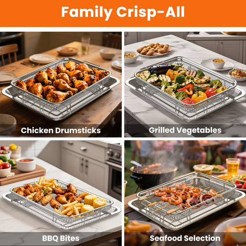 Xumilas kitchen setup showing fries and wings prepared with the set