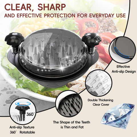 XUPAINC XL11.5 ergonomic handle provides comfortable grip during busy prep