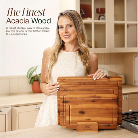 Xushro Cutting board non slip base keeps prep steady