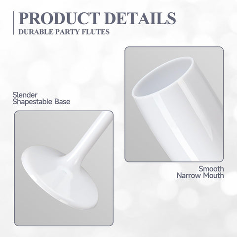 XUWAIDSGN champagne flute with slim handle for comfortable toasts