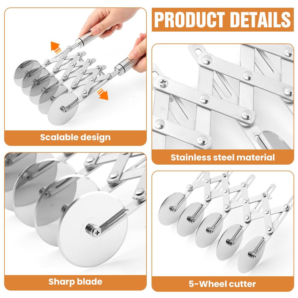 XuYelora ergonomic pastry roller with rounded handles for comfortable use.