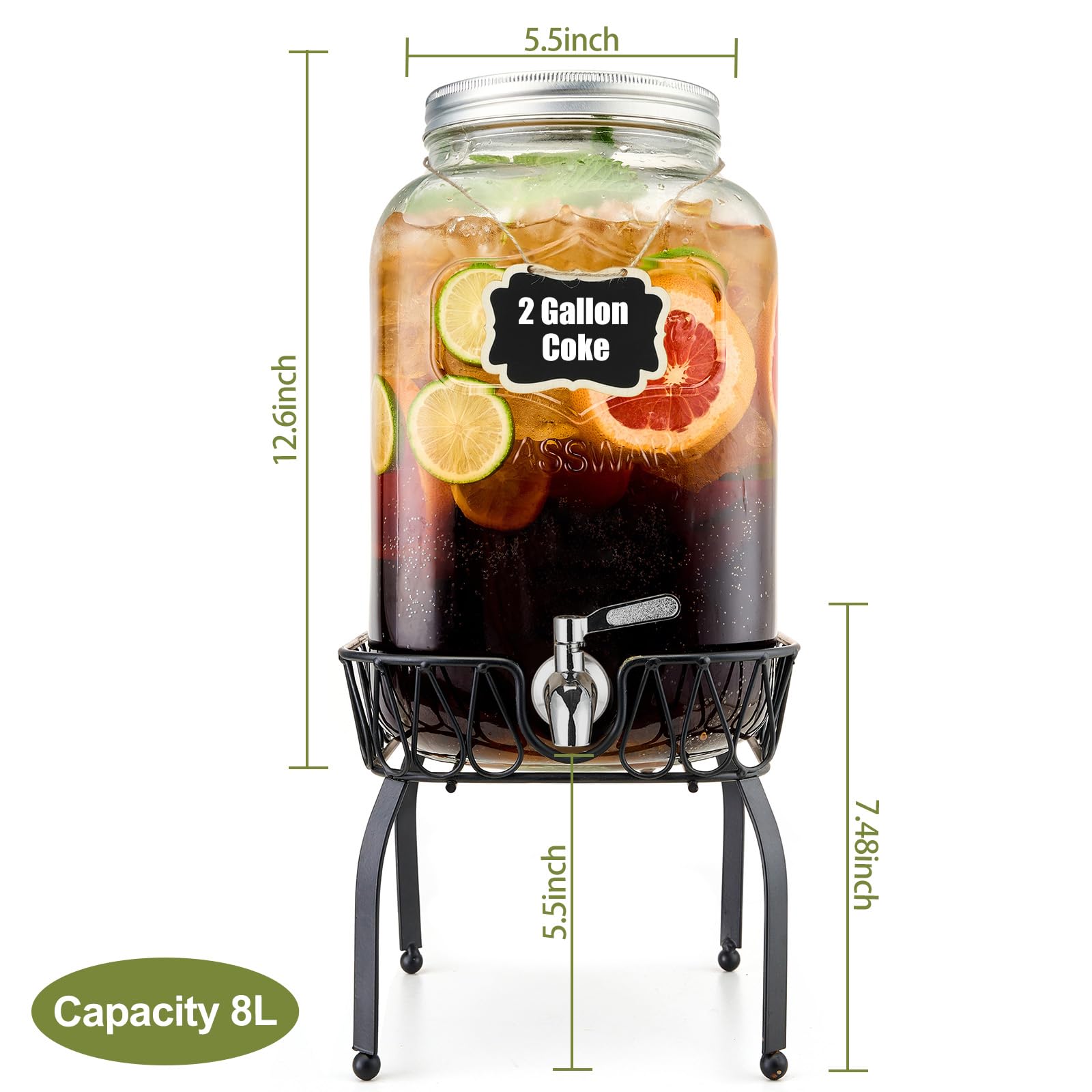 XWSAQP stylish party table setup with beverage dispenser as centerpiece