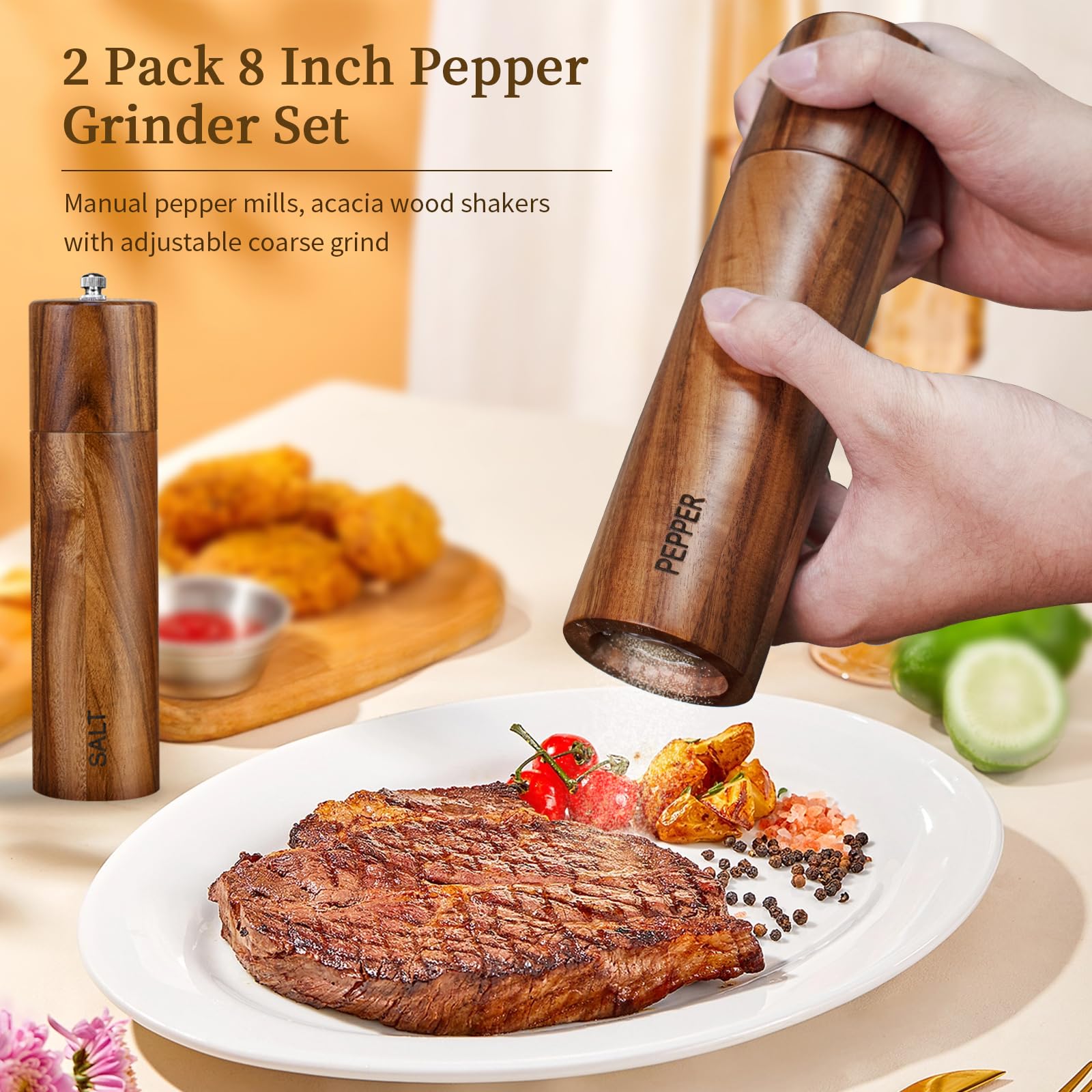 XWXO Acacia grinder makes a thoughtful gift for cooking lovers