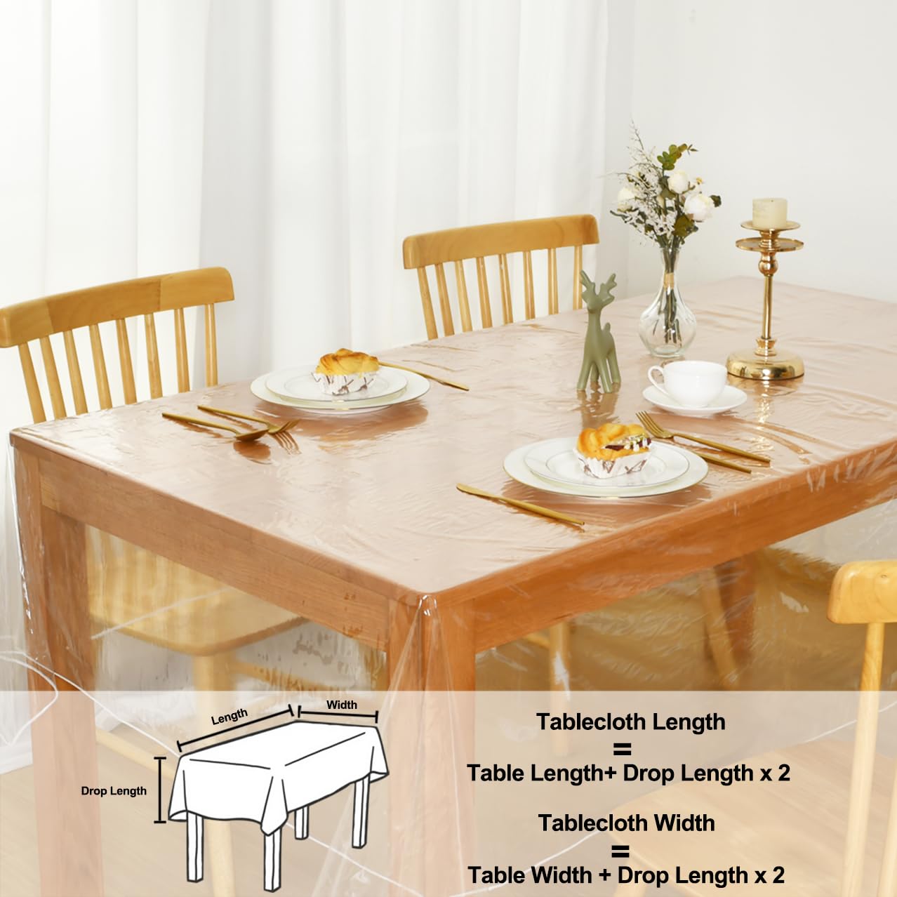 XWZO outdoor picnic table cloth resists stains during barbecues