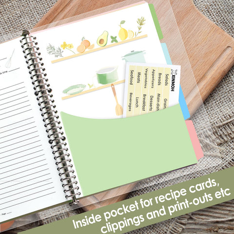 XXINMOH pocket page can hold utensils you like for quick access.