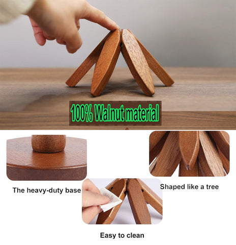 XXSURXX Tree Coaster in dining room as stylish kitchen decor