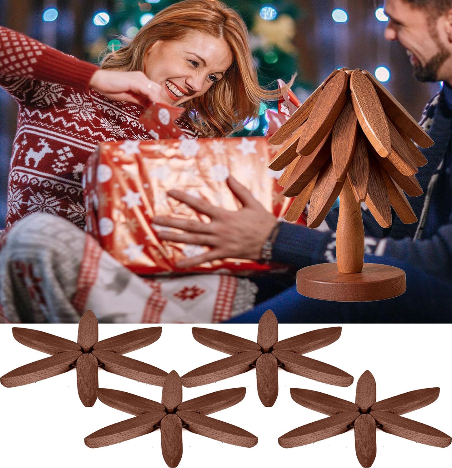 XXSURXX Tree Coaster gift-ready packaging for holidays