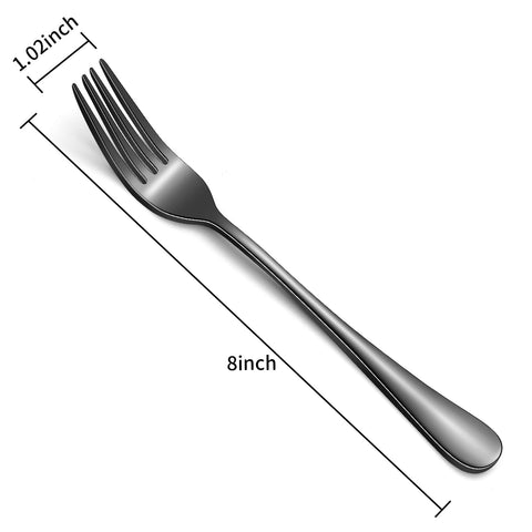 XXZWSJSH ergonomic handles provide a comfortable grip during dining.