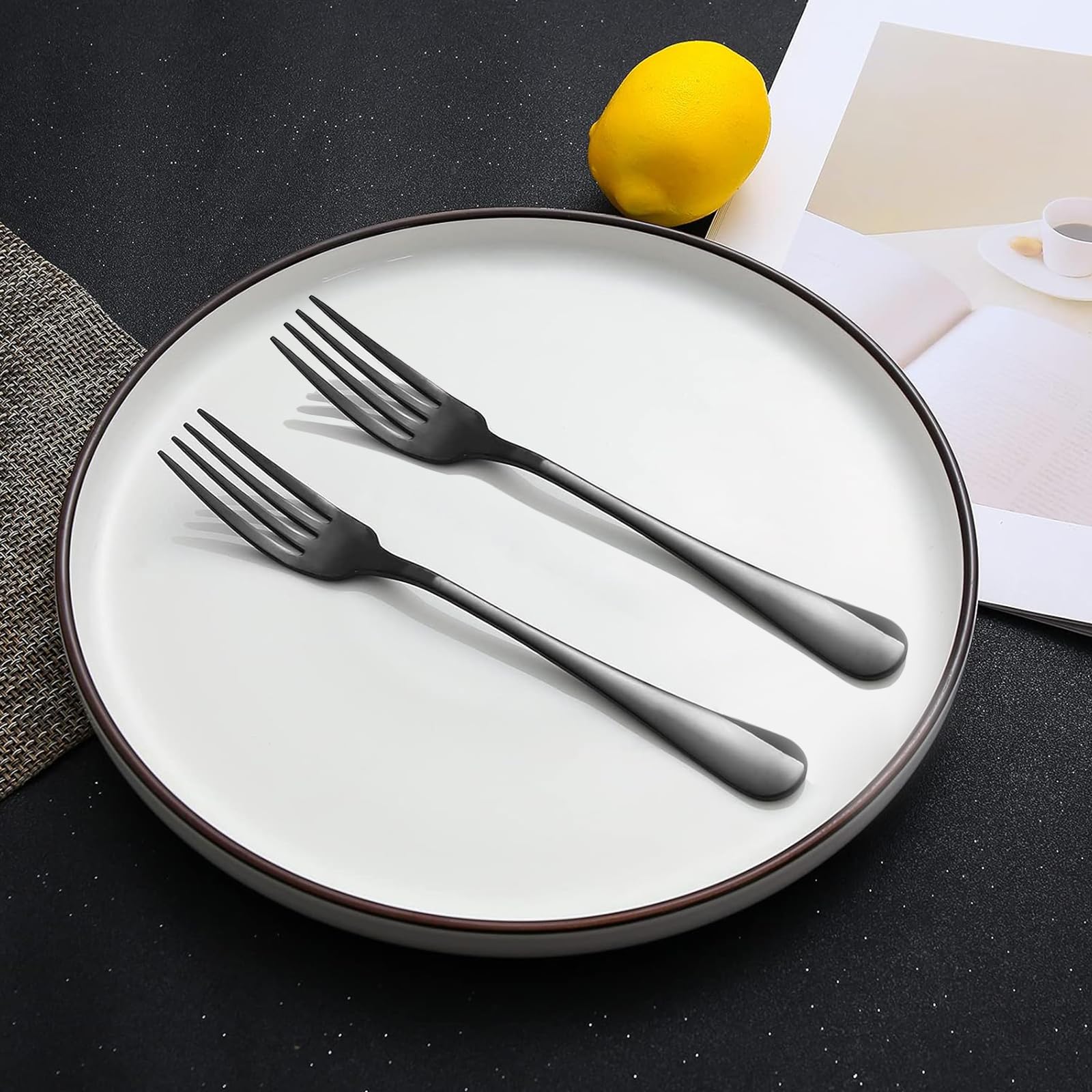 XXZWSJSH mirror polished finish adds elegant shine to any table setting.