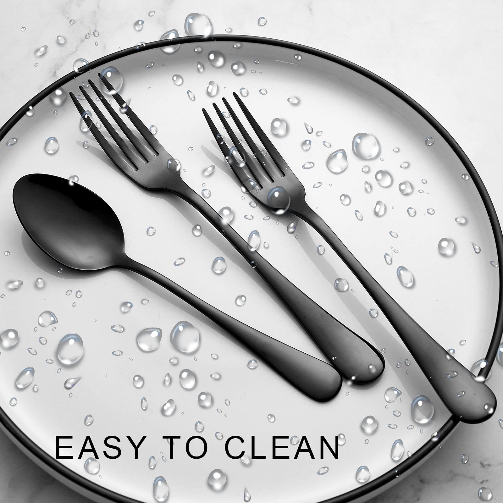 XXZWSJSH spoons 6.7-inch offer comfortable grip for everyday meals.