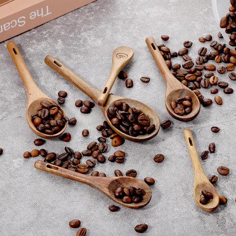 Xyembu wooden spoons make a thoughtful gift for bakers and coffee lovers.