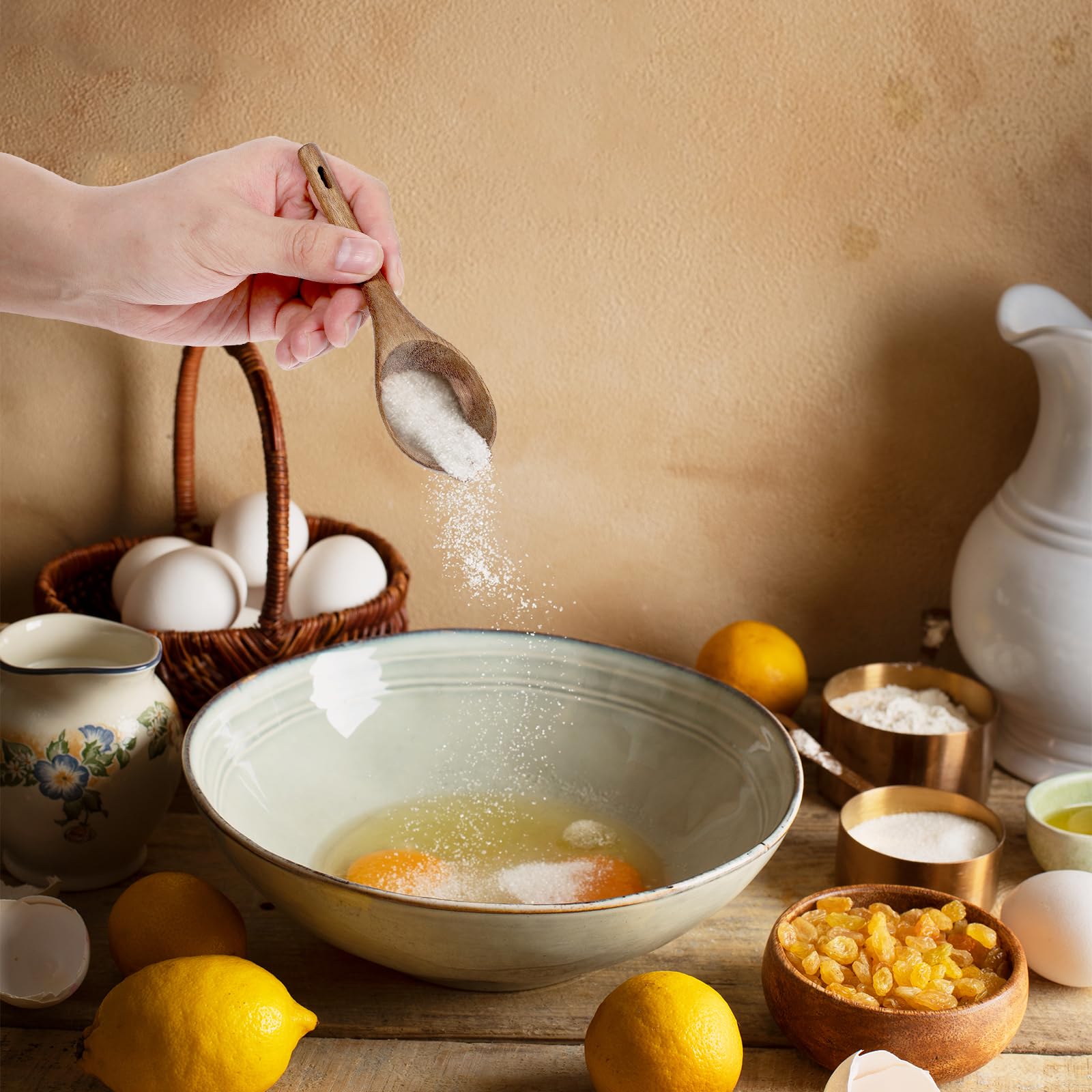Xyembu spoons are ideal for spices, sugar, flour, and other dry ingredients.