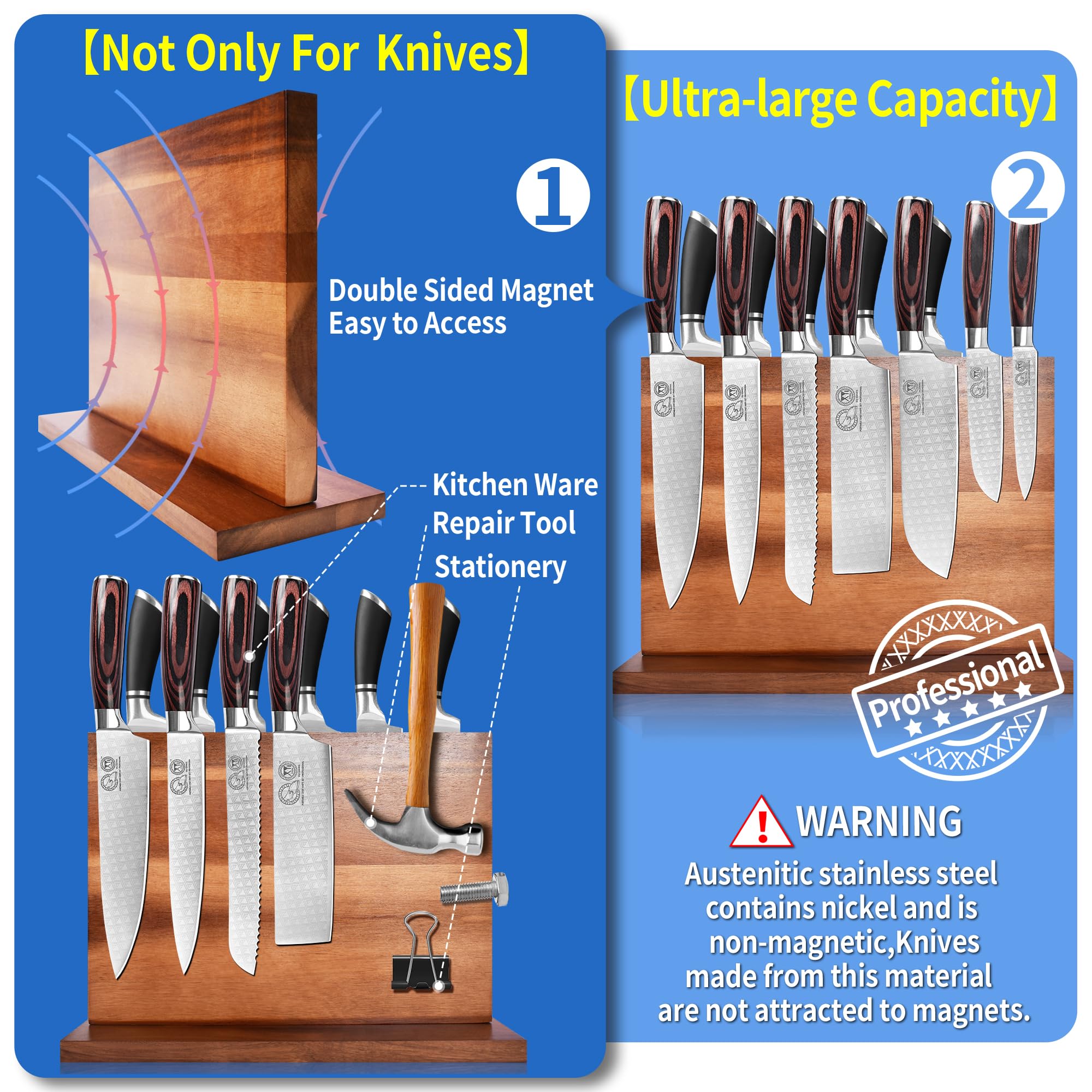 XYJ anti-skid base provides stable, wobble-free placement on the counter.