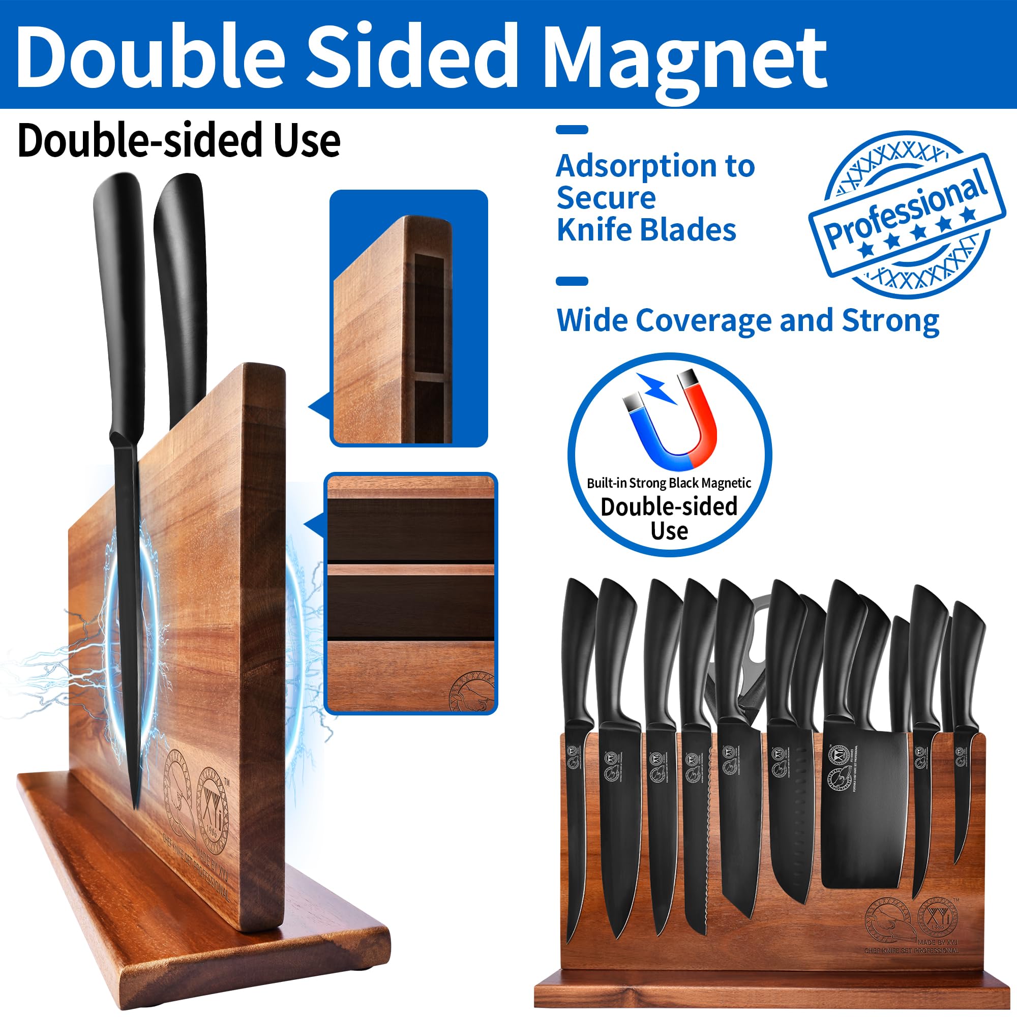 XYJ 6.5-inch vegetable knife balanced for prep tasks.