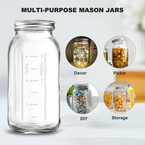 Xylanor 64oz jar is designed for easy cleaning and quick access.